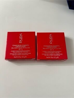 New Pupa Milano Compact Creamy Powder Foundation set of 2